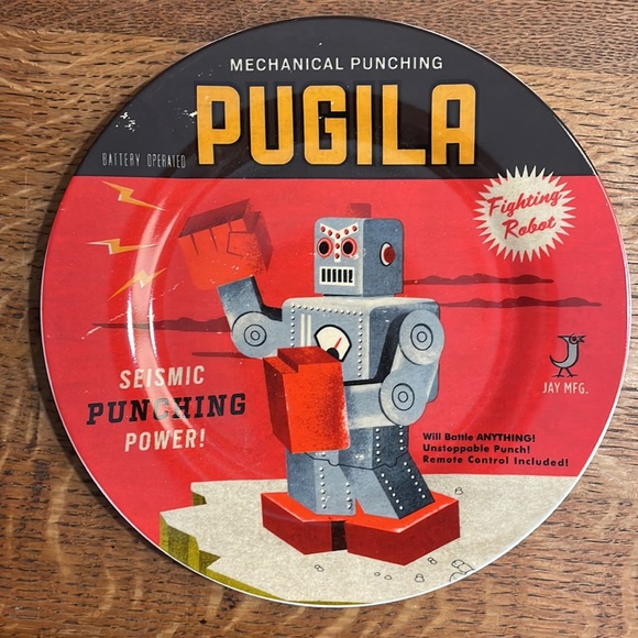 NWT Set of 4 Robot Side Plates - Picture 4 of 9